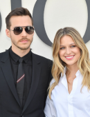 Melissa Benoist at Christian Dior show at Paris Fashion Week 2018