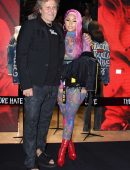 Nicki Minaj See-Through, in Bad Guy Jacket in Milan, Italy