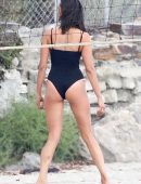 Nina Dobrev Playing Volleyball on the Beach in Malibu