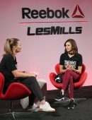 Nina Dobrev at Reebok x Les Mills Bodyjam Workout in NYC