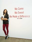 Nina Dobrev at Reebok x Les Mills Bodyjam Workout in NYC