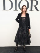 Olga Kurylenko at Christian Dior show at Paris Fashion Week 2018