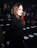 Olga Kurylenko at Christian Dior show at Paris Fashion Week 2018