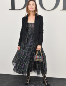 Olga Kurylenko at Christian Dior show at Paris Fashion Week 2018