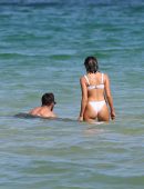 Olivia Culpo in Bikini on the Beach in Miami