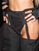 Paris Hilton Upskirt at Jeremy Scott’s Fashion Show in NYC