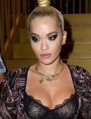 Rita Ora in See-Through at “Two For Joy” Premiere in London