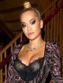 Rita Ora in See-Through at “Two For Joy” Premiere in London