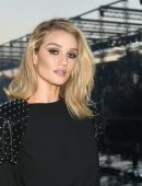 Rosie Huntington-Whiteley at Saint Laurent Show during Paris Fashion Week 2018