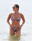Sam Faiers in Bikini at the Beach in Sardinia