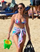 Sam Faiers in Bikini at the Beach in Sardinia
