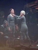 Sophie Turner and Jessica Chastain at Film Reshoots for X-Men in Montreal
