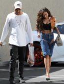 Tinashe Leggy in Revealing Denims in Los Angeles
