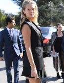 Toni Garrn at Elie Saab Show at Paris Fashion Week