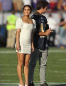 Vanessa Hudgens Performing the National Anthem at the Rams vs Vikings Game in LA