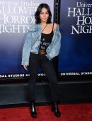 Vanessa Hudgens at Halloween Horror Nights 2018 at Universal Studios, Hollywood