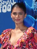 Zendaya Coleman at the Premiere of Warner Bros. Pictures' "Smallfoot" in Westwood