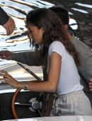 Zendaya Coleman on a Boat Out in Venice