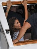 Zendaya Coleman on a Boat Out in Venice