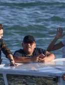 Zendaya Coleman on a Boat Out in Venice