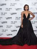 Amandla Stenberg Cleavage at the European Premiere of 'The Hate U Give', 62nd BFI London Film Festival