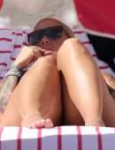 Amber Rose in Bikini at the Beach in Miami
