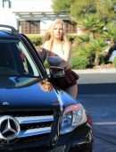 Ana Braga - Booty in Skirt in Los Angeles
