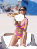Ariadna Gutierrez in Bikini at the Beach in Miami