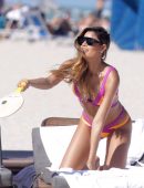 Ariadna Gutierrez in Bikini at the Beach in Miami
