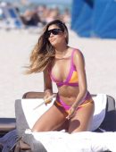 Ariadna Gutierrez in Bikini at the Beach in Miami