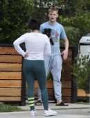 Ariel Winter Booty, Out With Her Boyfriend and Dog in Los Angeles