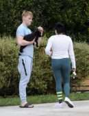 Ariel Winter Booty, Out With Her Boyfriend and Dog in Los Angeles