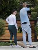 Ariel Winter Booty, Out With Her Boyfriend and Dog in Los Angeles