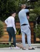 Ariel Winter Booty, Out With Her Boyfriend and Dog in Los Angeles