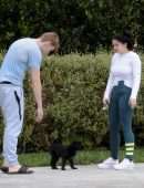 Ariel Winter Booty, Out With Her Boyfriend and Dog in Los Angeles
