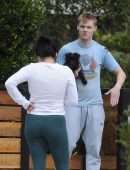 Ariel Winter Booty, Out With Her Boyfriend and Dog in Los Angeles