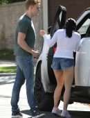 Ariel Winter Booty in Shorts, Out in Los Angeles