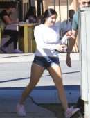 Ariel Winter Booty in Shorts, Out in Los Angeles