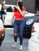 Ariel Winter in Jeans, Outside 901 Salon in West Hollywood