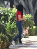 Ariel Winter in Jeans, Outside 901 Salon in West Hollywood