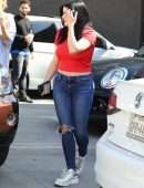 Ariel Winter in Jeans, Outside 901 Salon in West Hollywood