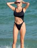 Caroline Vreeland Booty in Swimsuit at Beach in Miami