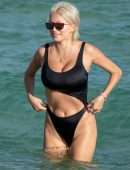 Caroline Vreeland Booty in Swimsuit at Beach in Miami