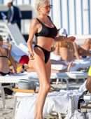 Caroline Vreeland Booty in Swimsuit at Beach in Miami