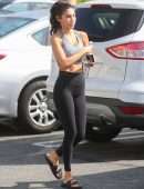 Chantel Jeffries in Tights and Sports Bra, Leaving Pilates Class in West Hollywood