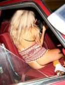 Charlotte McKinney Upskirt at Casamigos Halloween Party in Beverly Hills