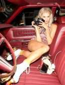 Charlotte McKinney Upskirt at Casamigos Halloween Party in Beverly Hills