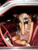 Charlotte McKinney Upskirt at Casamigos Halloween Party in Beverly Hills