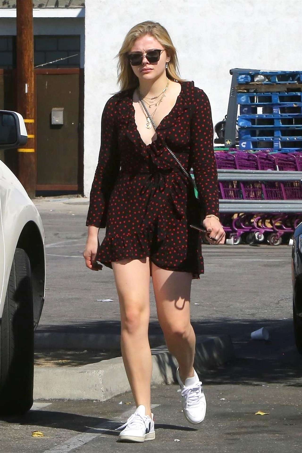Chloe Grace Moretz Leggy, Out in Los Angeles