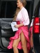 Chrissy Teigen Upskirt, Out in Los Angeles